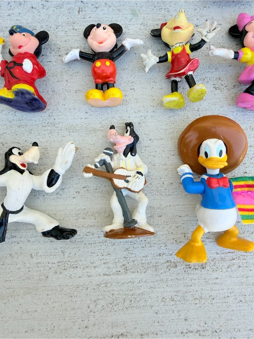 Vintage Disney Mini Character Figure Collection